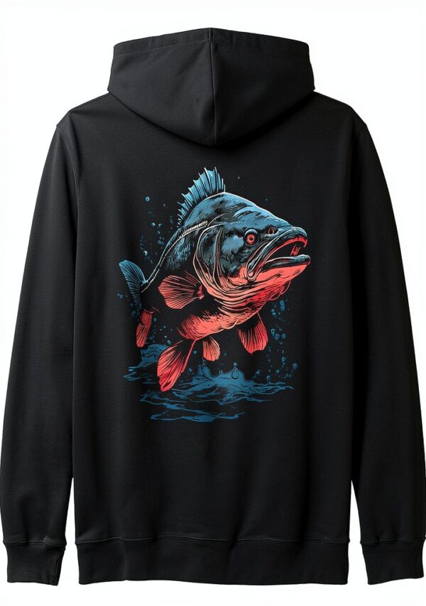 Barsch Kapuzenpullover Aesthetic Streetwear Angler Design