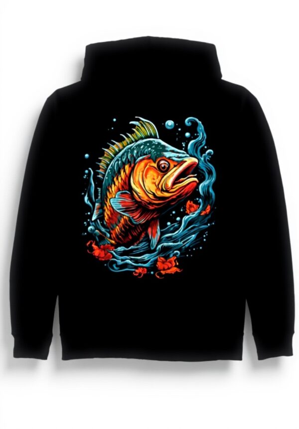 Barsch Kapuzenpullover Aesthetic Streetwear Angler Design