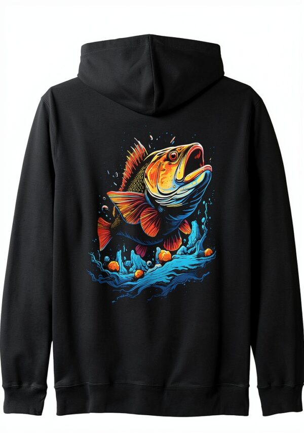 Barsch Kapuzenpullover Aesthetic Streetwear Angler Design