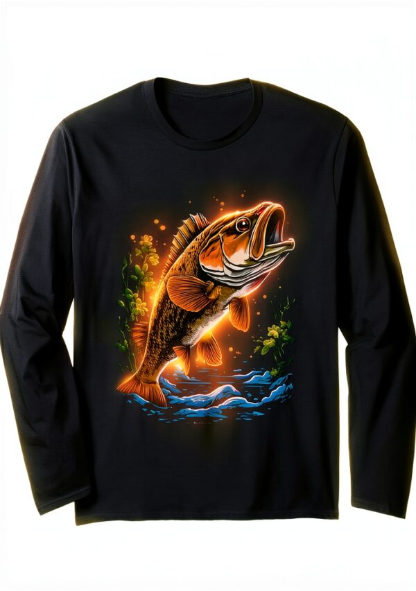 Barsch Angler Langarmshirt Aesthetic Streetwear Unisex