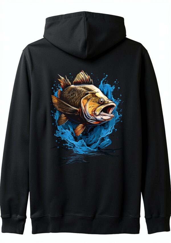 Barsch Kapuzenpullover Aesthetic Streetwear Angler Design
