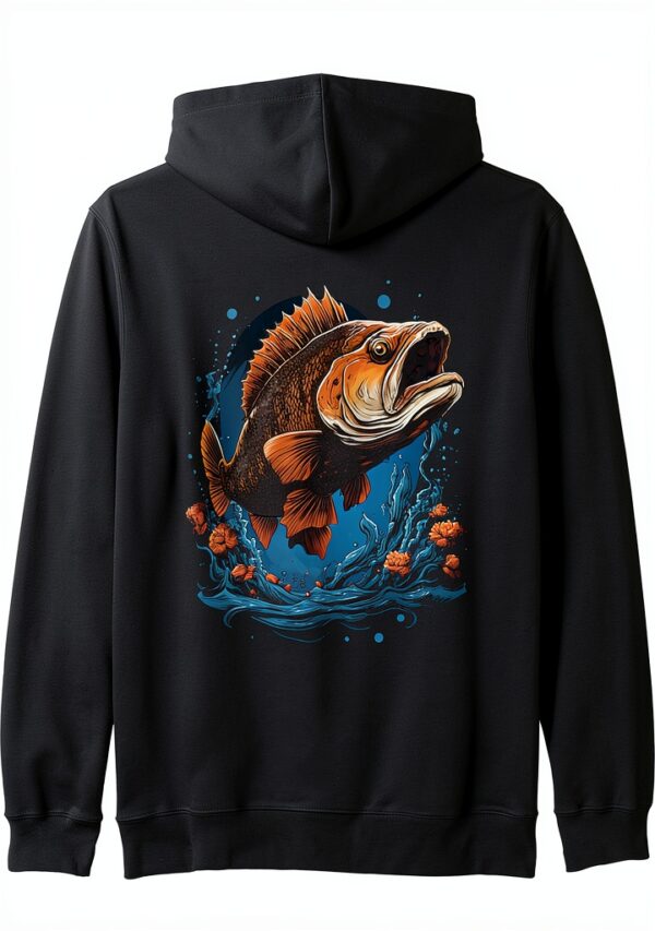 Barsch Kapuzenpullover Aesthetic Streetwear Angler Design