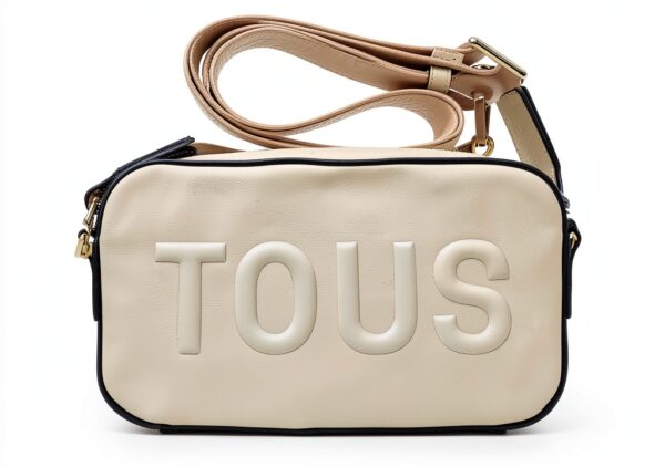 TOUS La Rue Umhängetasche Beige Polyurethan Unisex-0
