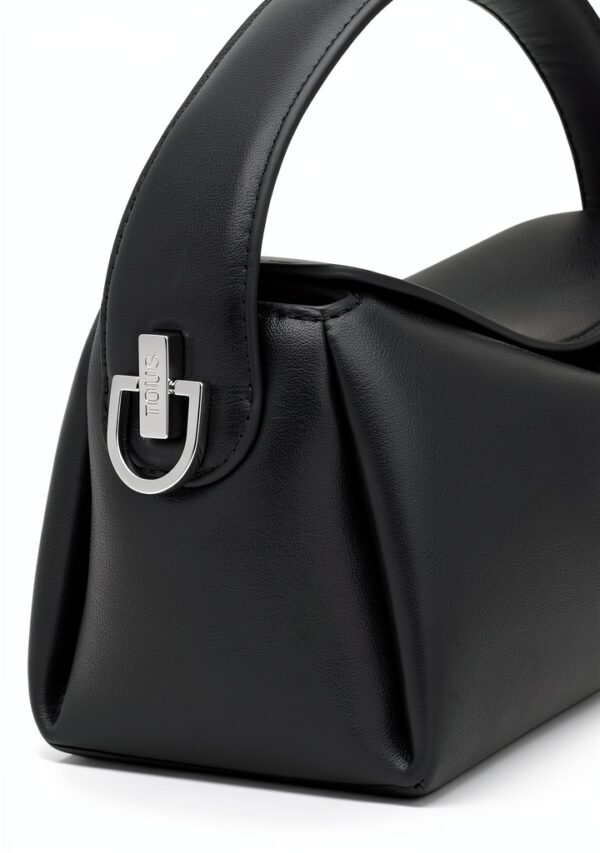 TOUS kleine Umhängetasche schwarz Damen Leder Accessoire-2