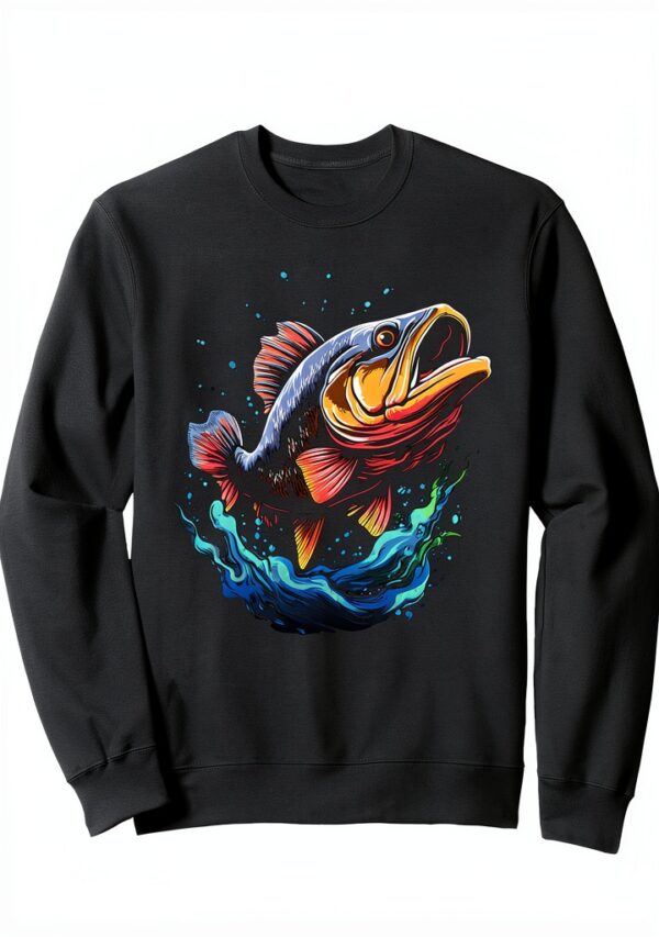 Barsch Angler Sweatshirt Aesthetic Streetwear Design Unisex