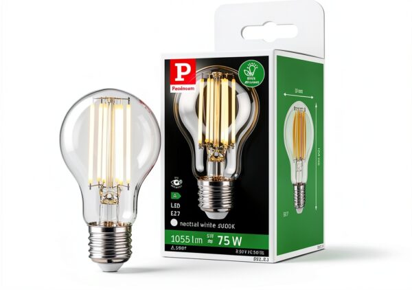 Paulmann LED Lampe E27 5W 4000K Filament klar