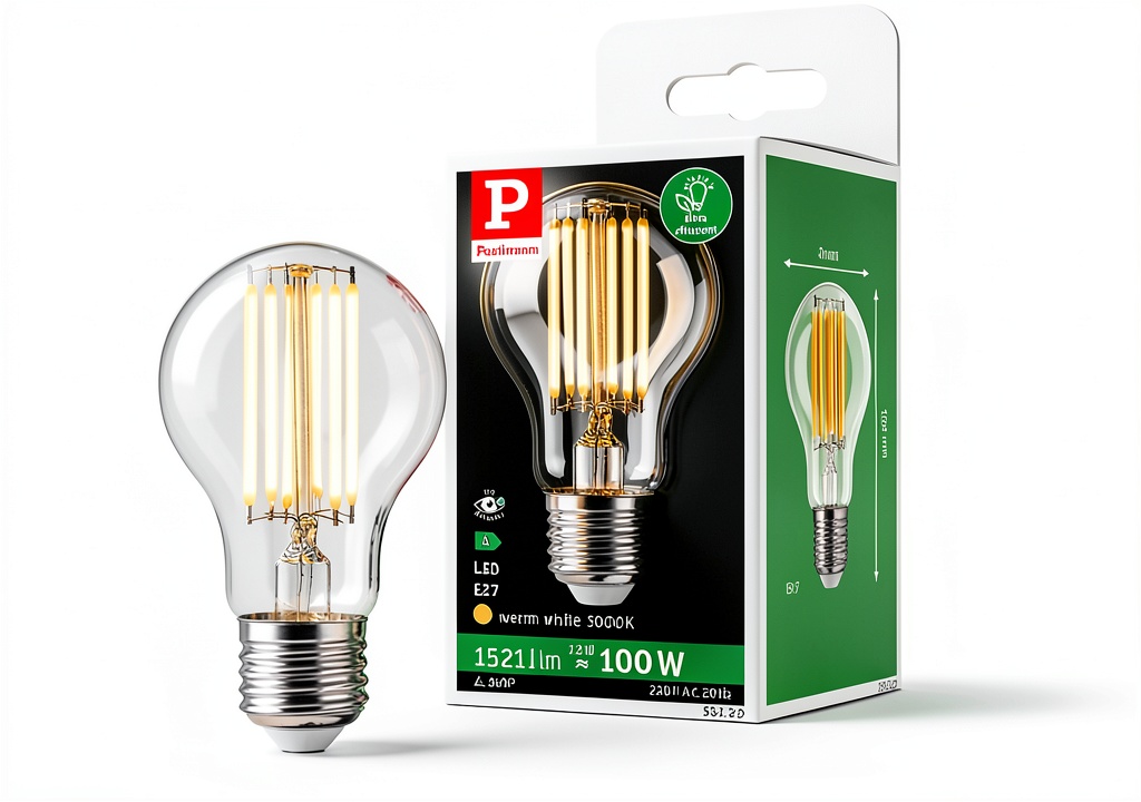 'Paulmann LED Lampe in einer Tischleuchte mit warmweißem Licht'