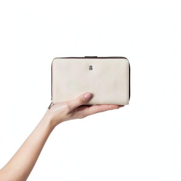 Tous Damen Geldbörse Beige 100 Polyurethan Mode-5