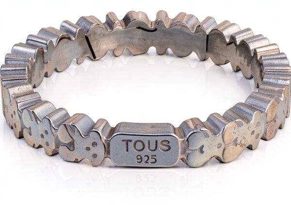 TOUS Damenring Sterlingsilber mit Edelsteinen Größe 14-2