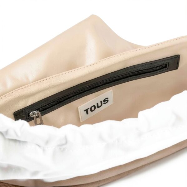 TOUS Damen Kunstleder Taschentuch Magnetverschluss-2
