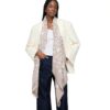 TOUS Schal Damen Unisex Steinfarbe Devore Modell-3