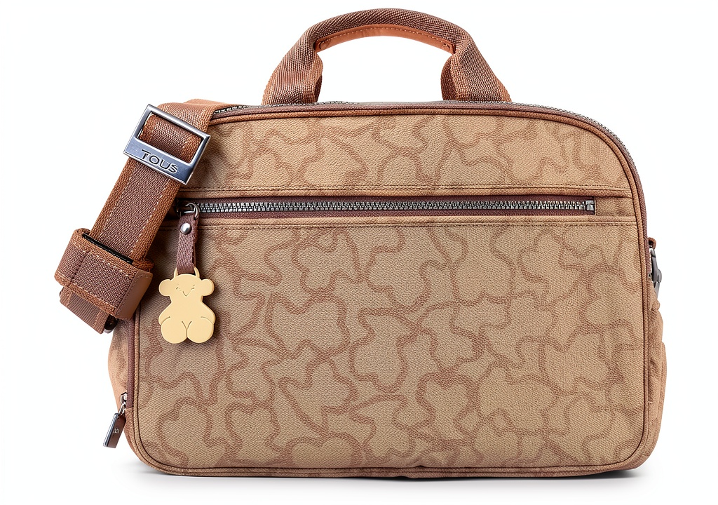Tous Kaos Babytasche in Steingrau mit Wickelunterlage und Zubehör