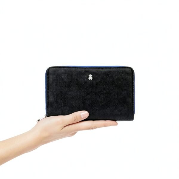 Tous Damen Geldbörse Schwarz 100 Polyurethan Elegant-4