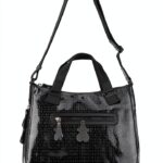 Tous Damen Messenger Bag Synthetik Reißverschluss Design-0