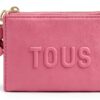 TOUS Damen Geldbörse Leder Design praktisch-0