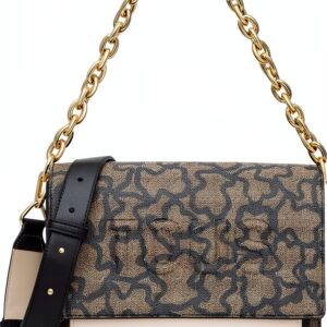 TOUS Audree Chain Umhängetasche Damen schwarz Medium-0