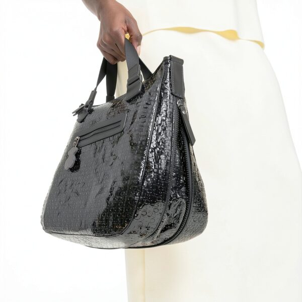 Tous Damen Messenger Bag Synthetik Reißverschluss Design-3