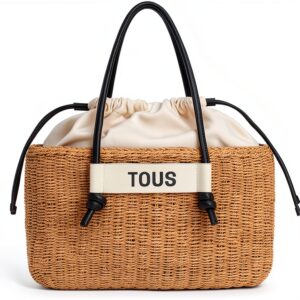TOUS Damen Kunstleder Taschentuch Magnetverschluss-0
