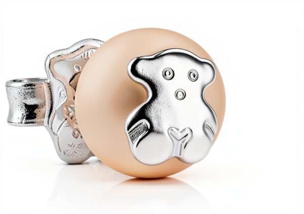 TOUS Ohrringe Damen Sterlingsilber Bär Kollektion Schmuck-0