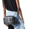 TOUS Damen Schultertasche Synthetik Umhänge Gurt-7