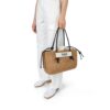 TOUS Damen Kunstleder Taschentuch Magnetverschluss-5