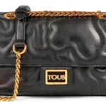 TOUS Damen Umhängetasche Bärenform Lederoptik Kaos-0