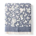 TOUS Kaos-Schal in Sand-Marineblau-0