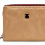 Tous Damen Geldbörse Beige Polyurethan Kompakt-0