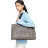 Tous Umhängetasche Damen Lederoptik 19x44x17 cm-4
