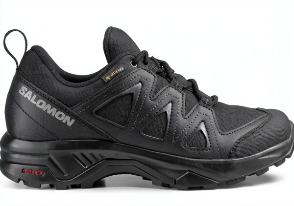 Salomon Herren Wanderschuhe Black Phantom GORE TEX Terrain Contagrip-0