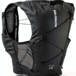 Salomon Laufweste Damen XS Schwarz Metall mit 2 500 ml Flaschen-0