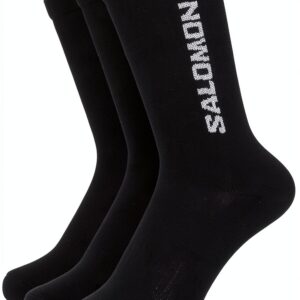 Salomon Unisex Crew Sock LC1445300 Schwarz 39-41 Baumwollmix-0