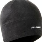 Salomon Beanie Unisex Deep Black LC12034 Leichtgewichtige Wintermütze-0
