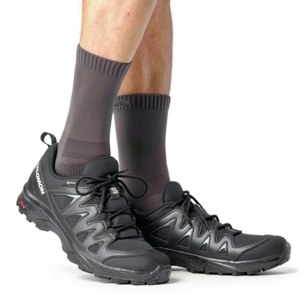 Salomon Herren Wanderschuhe Black Phantom GORE TEX Terrain Contagrip-2