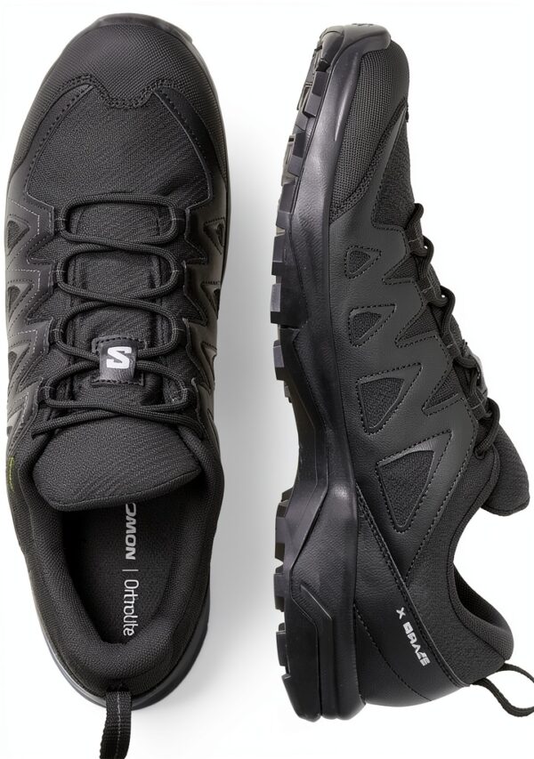 Salomon Herren Wanderschuhe Black Phantom GORE TEX Terrain Contagrip-3