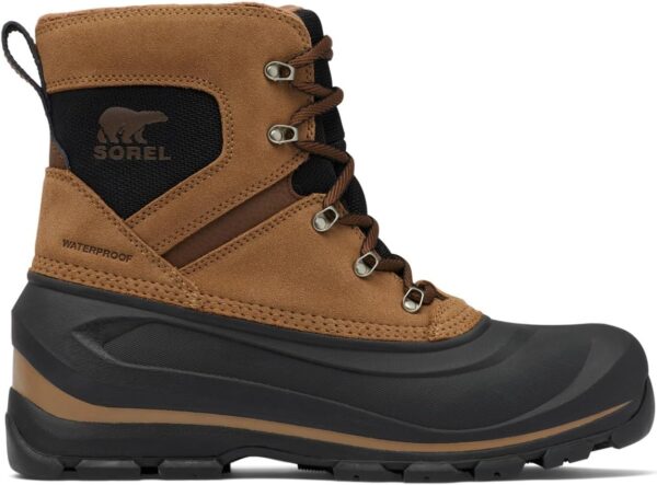 Sorel Buxton Lace Waterproof wasserdichte Winterstiefel für Herren, Braun (Delta x Black), 40 EU-3