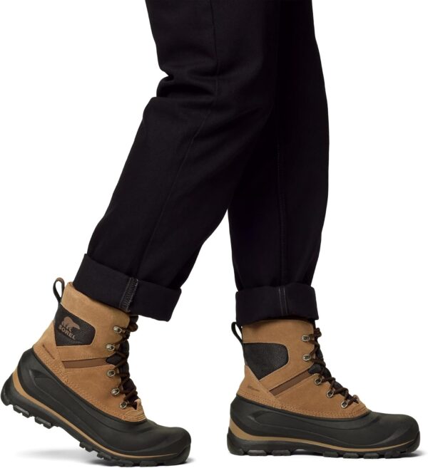 Sorel Buxton Lace Waterproof wasserdichte Winterstiefel für Herren, Braun (Delta x Black), 40 EU-7