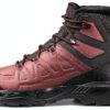 Salomon Damen X Ultra Snowpilot Schuh Peppercorn Cognac wasserdicht-1