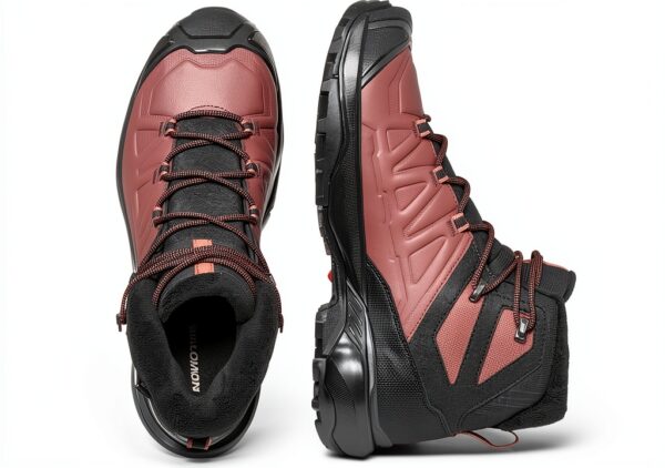 Salomon Damen X Ultra Snowpilot Schuh Peppercorn Cognac wasserdicht-3
